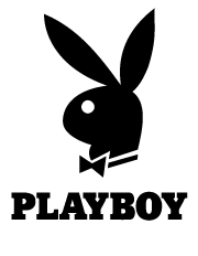 Playboy Logo, Hase mit Schrift